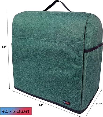 Miniatura 8 de TORISING Funda a prueba de polvo para batidora de pie, con bolsa organizadora para mezcladora Kitchenaid, múltiples bolsillos para varios accesorios