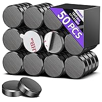 Vista 11 de TRYMAG Imanes de cerámica – Imanes redondos de 0.709 in con respaldo adhesivo – 90 piezas