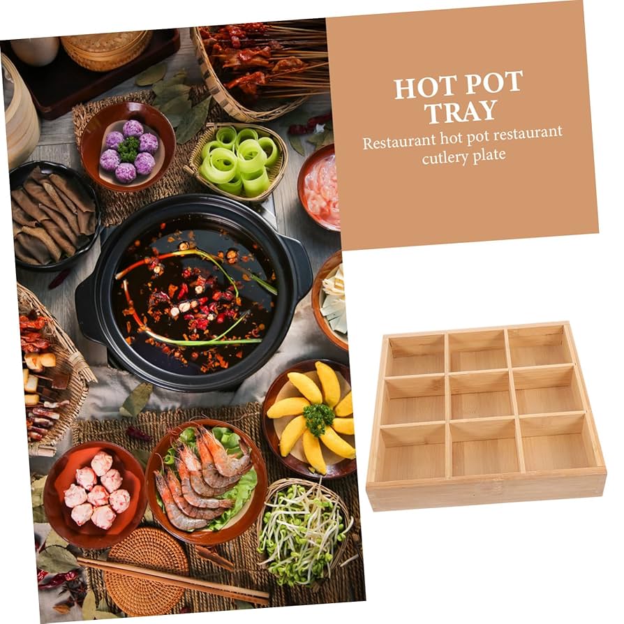 九つ仕切り皿　木製ボックス　4つセット 九つ仕切り皿 木製ボックス 4つセット 九つ仕切り皿 木製ボックス 4