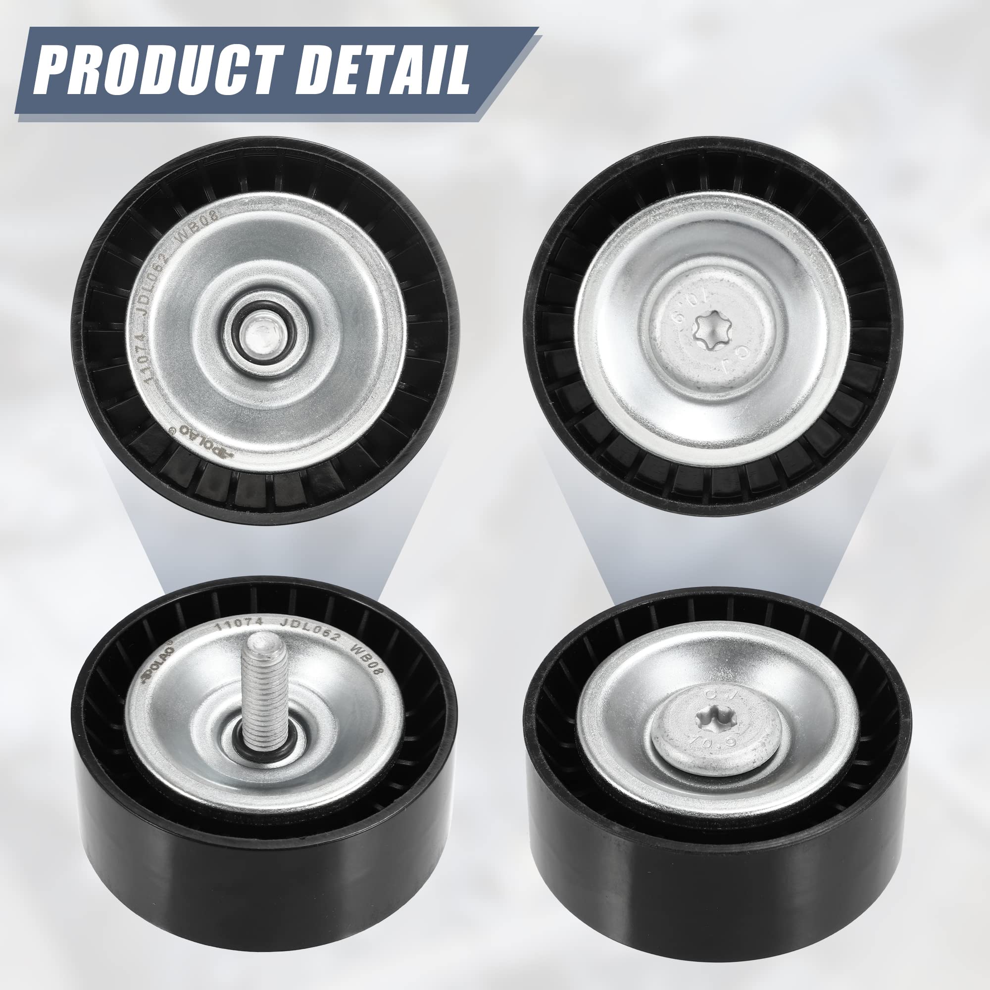 Amazon.com: X AUTOHAUX 2742020019 Car Drive Belt Idler Pulley  