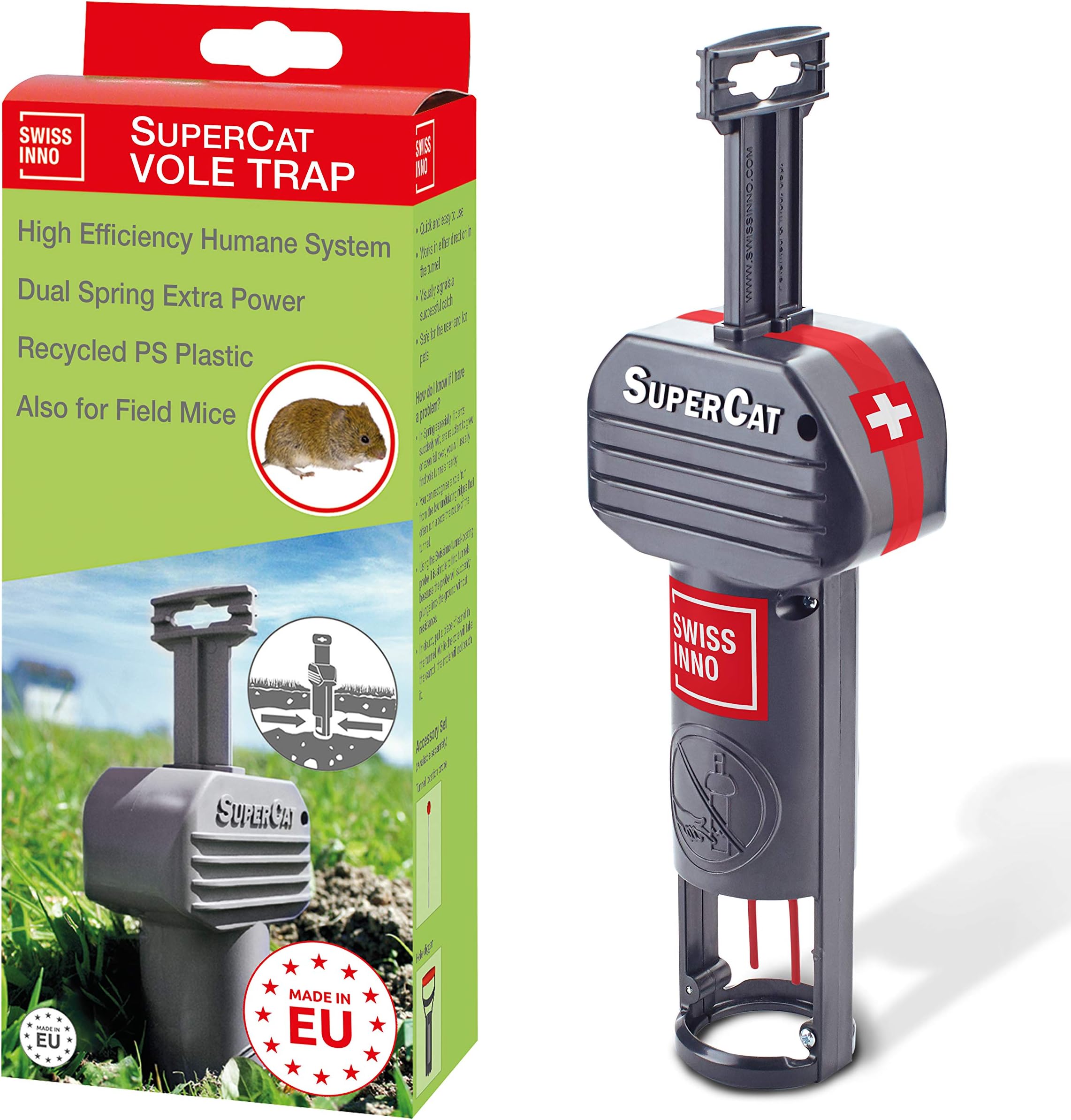 SWISSINNO SuperCat Gopher & Vole Trap
