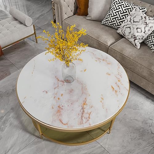 Miniatura 4 de CRE8TIVE Papel de contacto de mármol blanco mate dorado para encimeras de despegar y pegar papel tapiz de mármol blanco extraíble autoadhesivo rollo