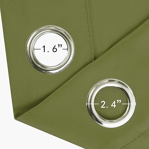 Miniatura 6 de LEMOMO Cortinas opacas de 66 x 84 pulgadas, juego de 2 paneles de cortinas de oscurecimiento de habitación con aislamiento térmico para dormitorio