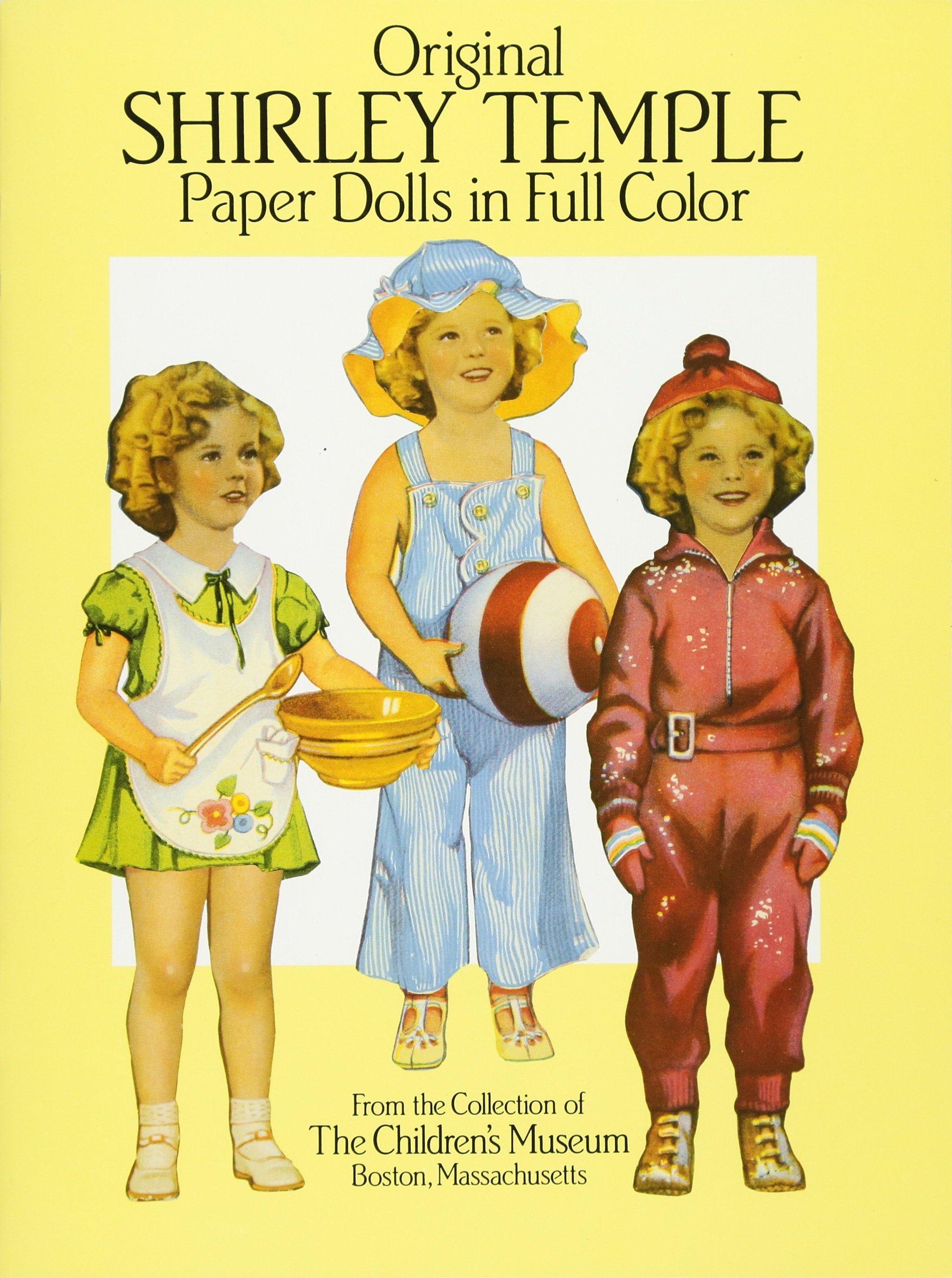 Original Shirley Temple Paper Dolls in Full Color