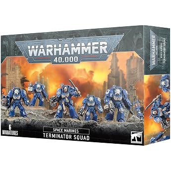 Warhammer 40k - Space Marines Escouade de Terminators Black