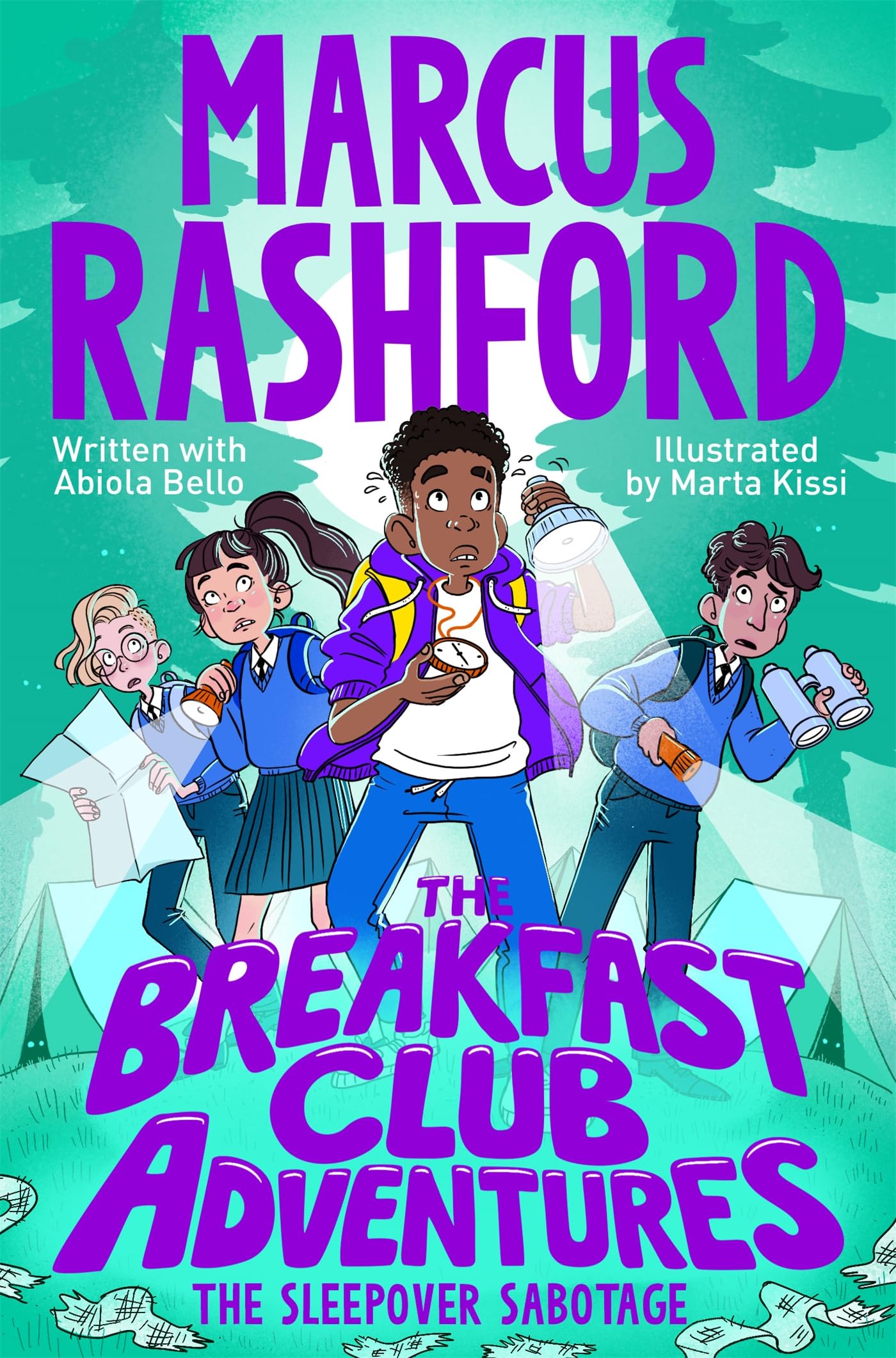 The Sleepover Sabotage: An unmissable mystery adventure by footballer Marcus Rashford! (The Breakfast Club Adventures Book 8) (English Edition)