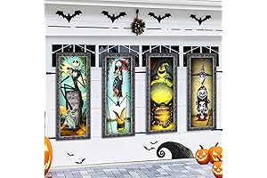 Tivee Spooky Nightmare Porch Banners