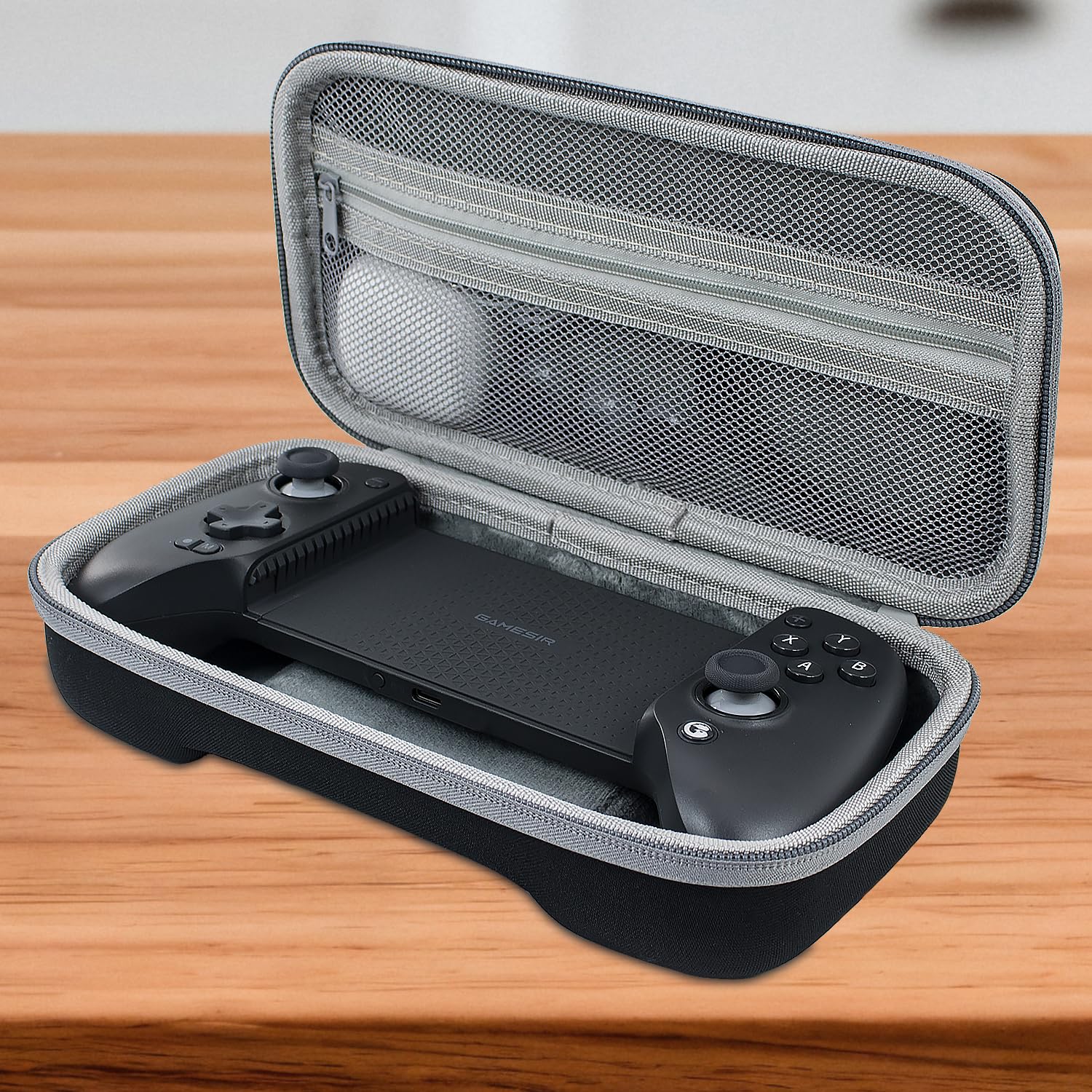 YIIWAY Estuche Duro Funda Case Compatible con GameSir G8 Plus / GameSir G8, Funda Solo - Negro YC84003