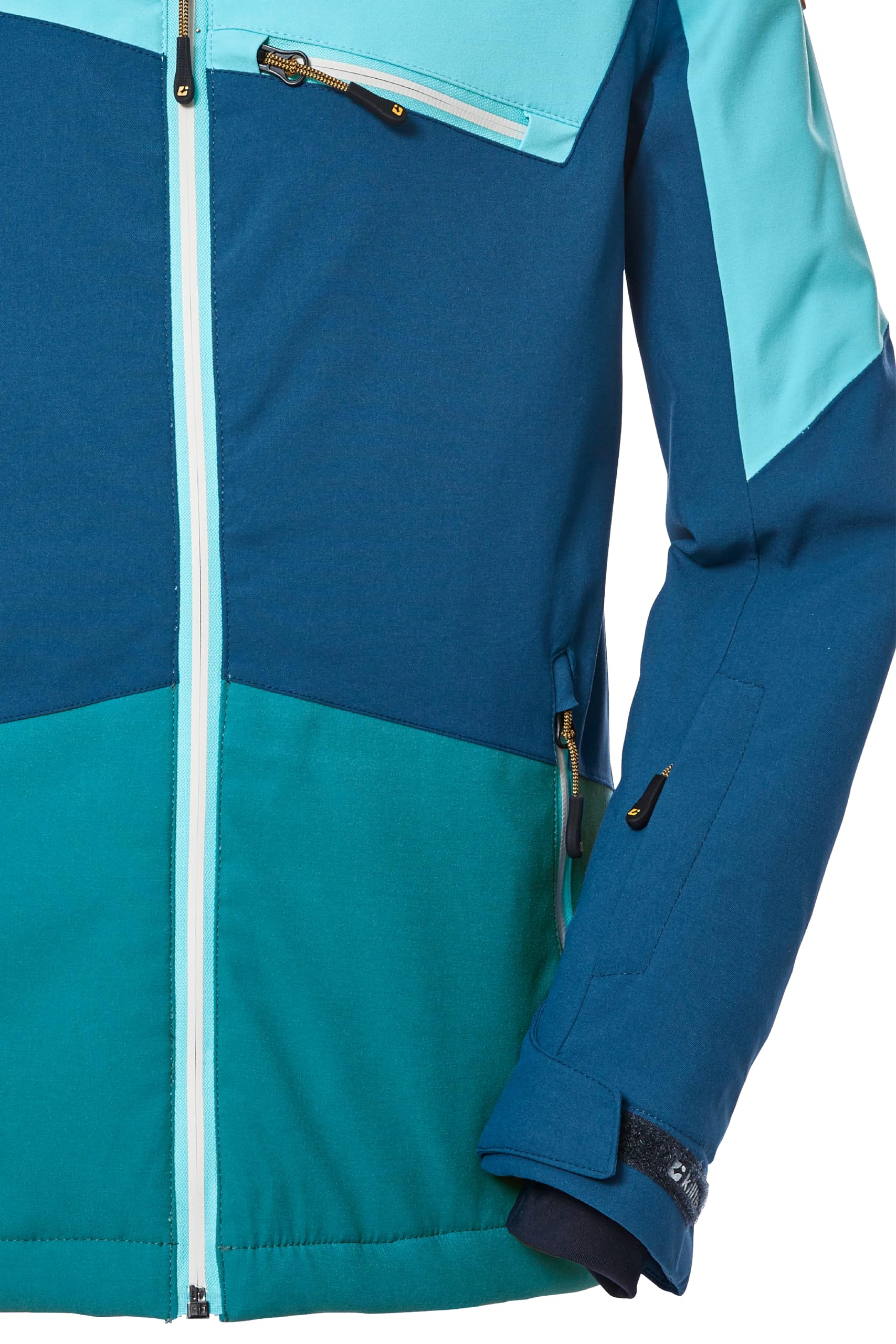 Killtec Mädchen Ksw 182 Grls Ski Jckt Skijacke/Funktionsjacke mit abnehmbarer Kapuze und Schneefang, wasserdicht