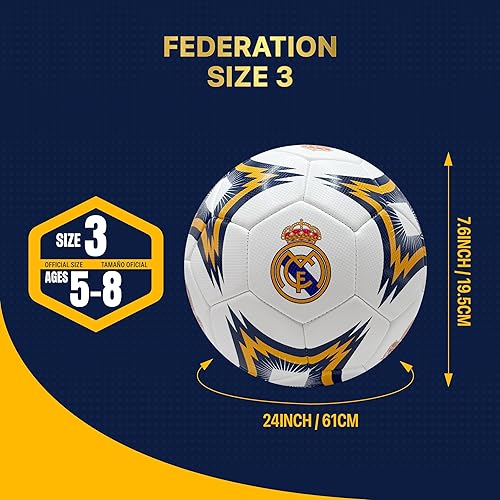 Miniatura 4 de Icon Sports Balón de fútbol oficial del Real Madrid CF