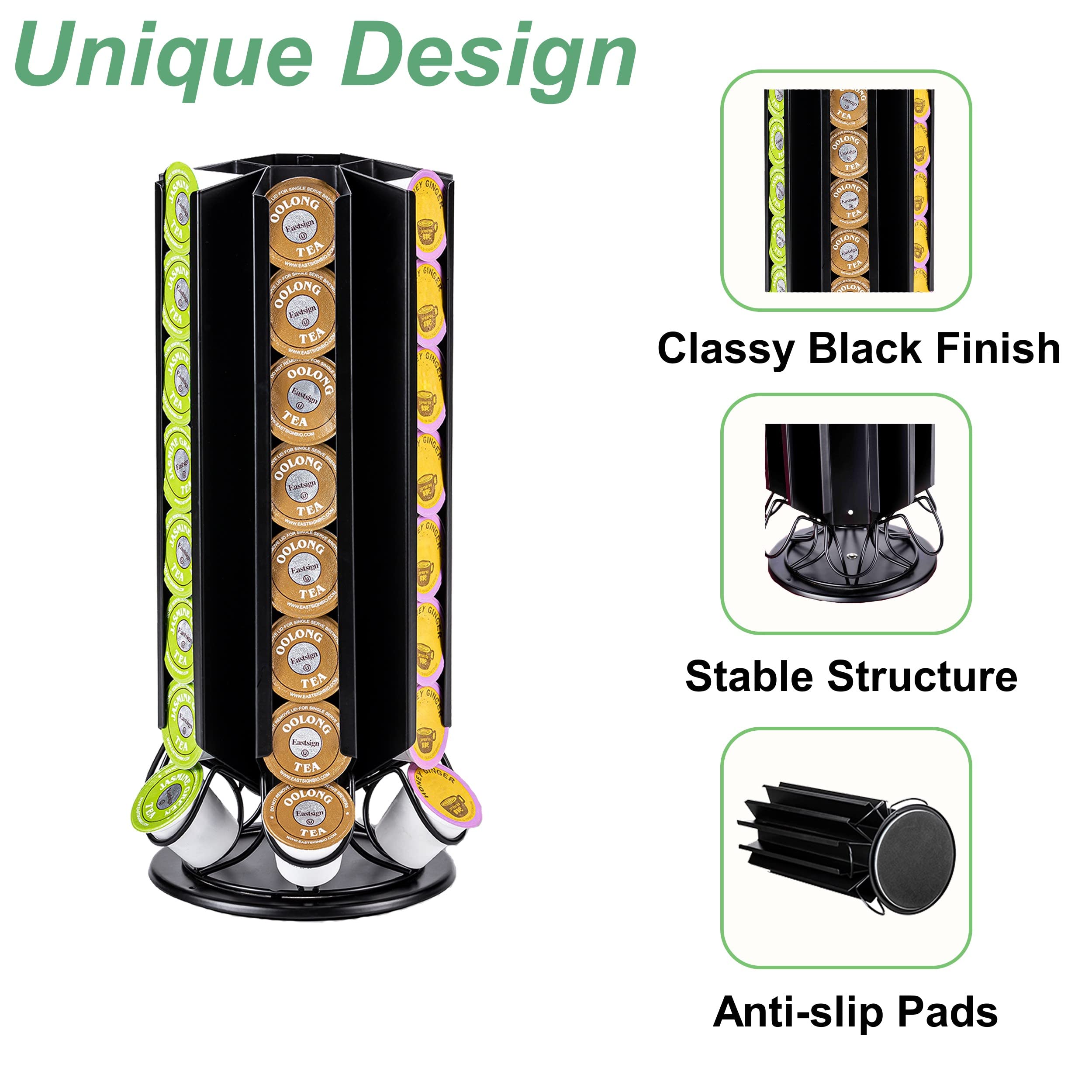 Amazon.com: ZCDCP K Cup Holder, Keurig Pod Holder Stand Carousel
