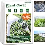 Plant Covers Freeze Protection 10ft x 33ft 1.1 oz Frost Cloth Plant Freeze Protection, Frost Blankets for Outdoor Plants Winter or Floating Row Covers Shade Cloth for Gardens, Vegetables
