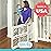 Toddleroo by North States - Supergate Ergo Baby Gate: Plastic Baby Gate for Stairs & Doorways - Adjustable Indoor Safety Gate - Made in USA - 26 to 42 Inches Wide - 26 Inches Tall - Ivory
