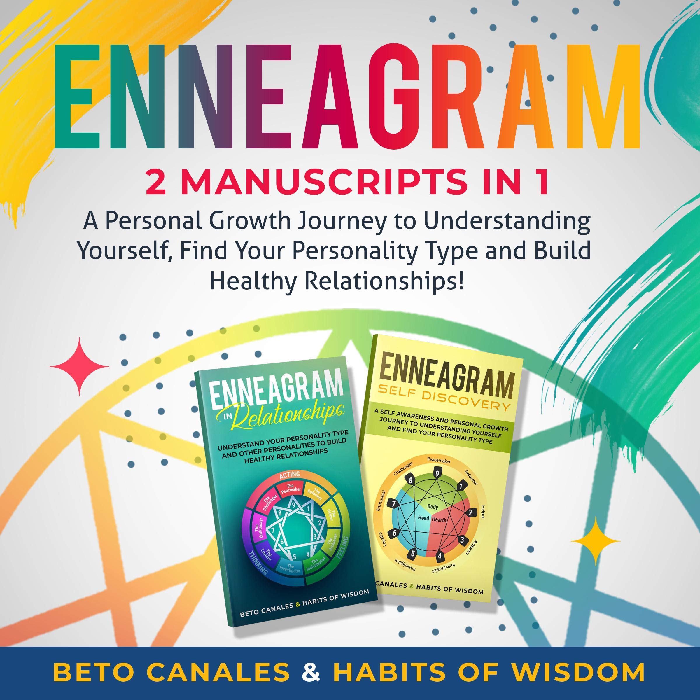Cover art for Enneagram 2 Manuscripts in 1: A Personal Growth Journey to Understanding Yourself, Find Your Personality Type and Build Healthy Relationships!