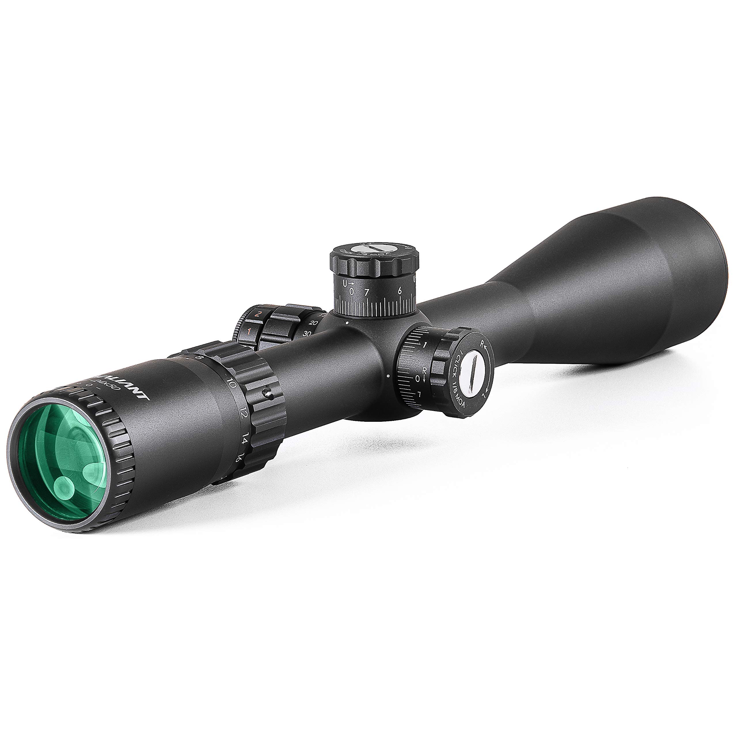Lunette de visée Valiant 6-24x50 Lynx MIL-Dot avec Montage pour Rail de 11 mm, parallaxe latérale, éclairage Rouge, pour Carabine à air comprimé et Fusil de Chasse