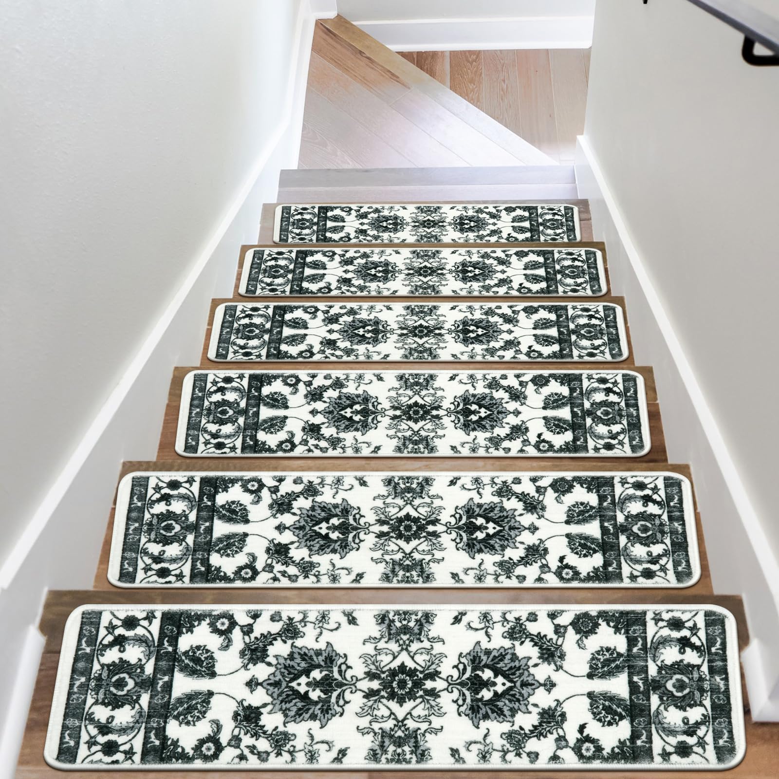 OJIA Extra NonSlip Stair Treads for Wooden Steps Set of 15, 30"X8