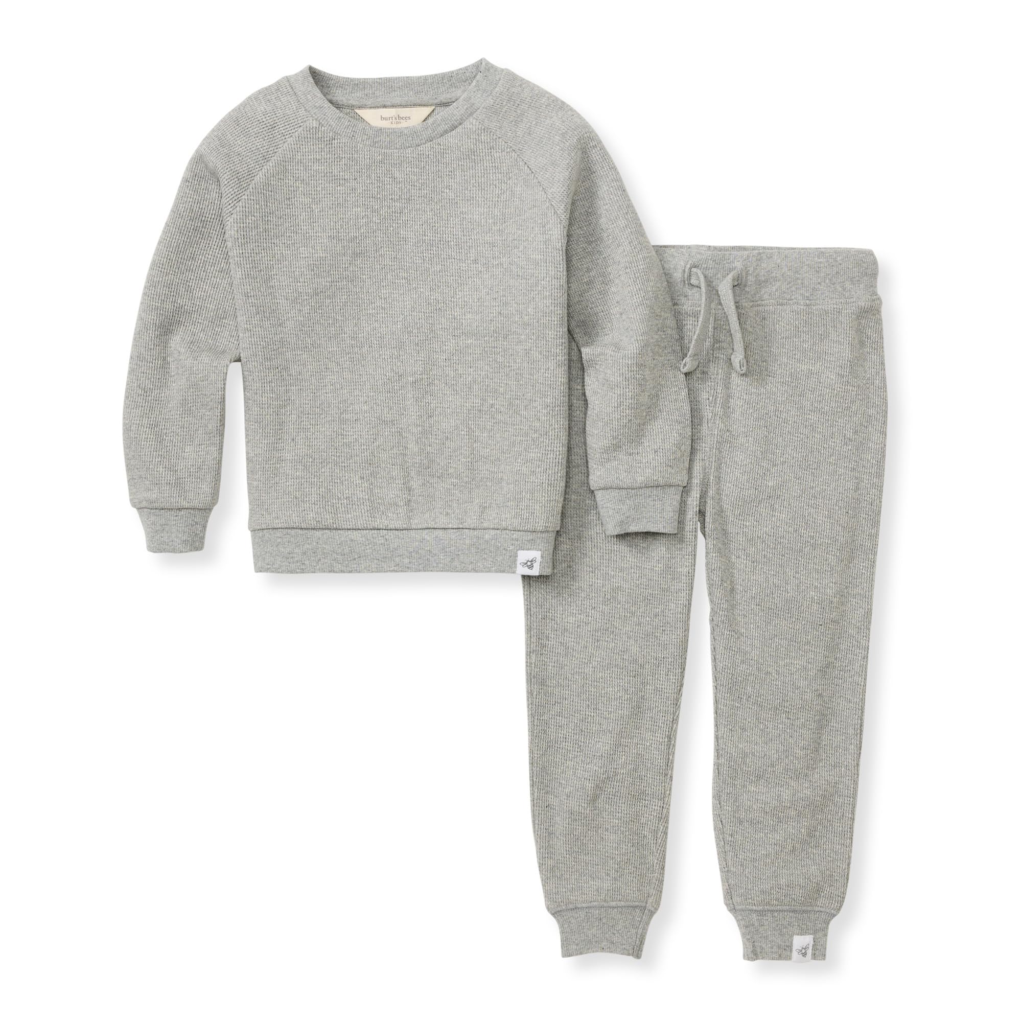 Burt's Bees Baby baby-boys Shirt and Pant Set, Top & Bottom Outfit Bundle, 100% Organic Cotton