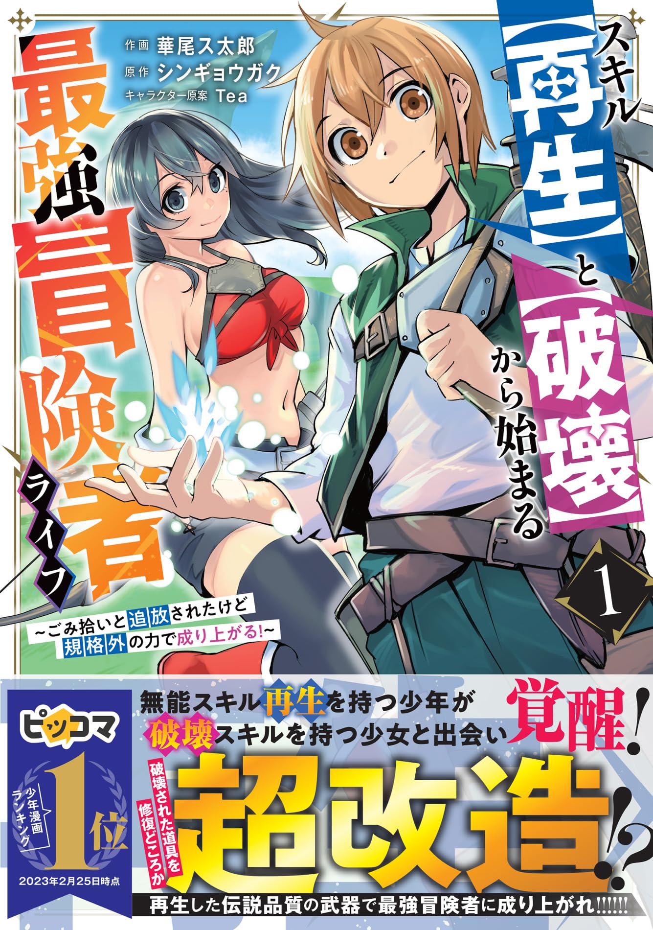 スキル【再生】と【破壊】から始まる最強冒険者ライフ～ごみ拾いと追放
