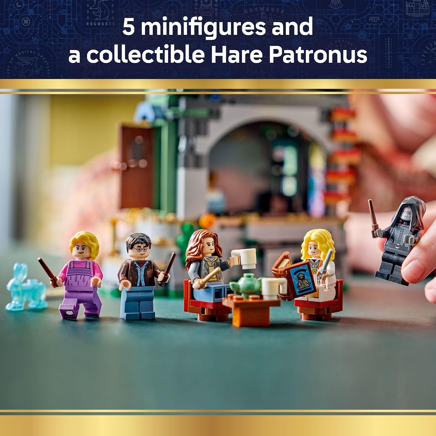 LEGO Harry Potter Luna Lovegood’s House Building Toy for Girls & Boys - Pretend Play & Display Book Shelf or Bedroom Decor for Kids, Ages 10+ - W/Luna's Hare Patronus - Gift Idea for Birthdays - 76467