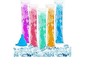 Disposable, Sealable 100-pack Popsicle Plastic Tubes