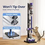 pickpiff Vacuum Cleaner Stand for Dyson, Compatible with V15, V12, V11, V10, V8, V7, V6, G5 – Freestanding Holder with Accessory Storage – Space-Saving & Easy to Install - 5