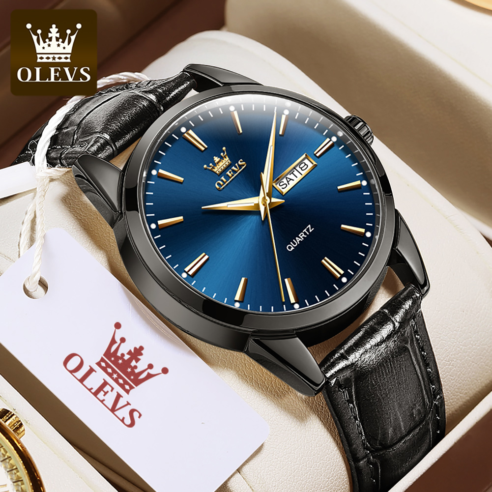 Orologio Uomo OLEVS Quadrato – Scheletrato Automatico, Acciaio Inox Bicolore, Data E Impermeabile 3 ATM - 3