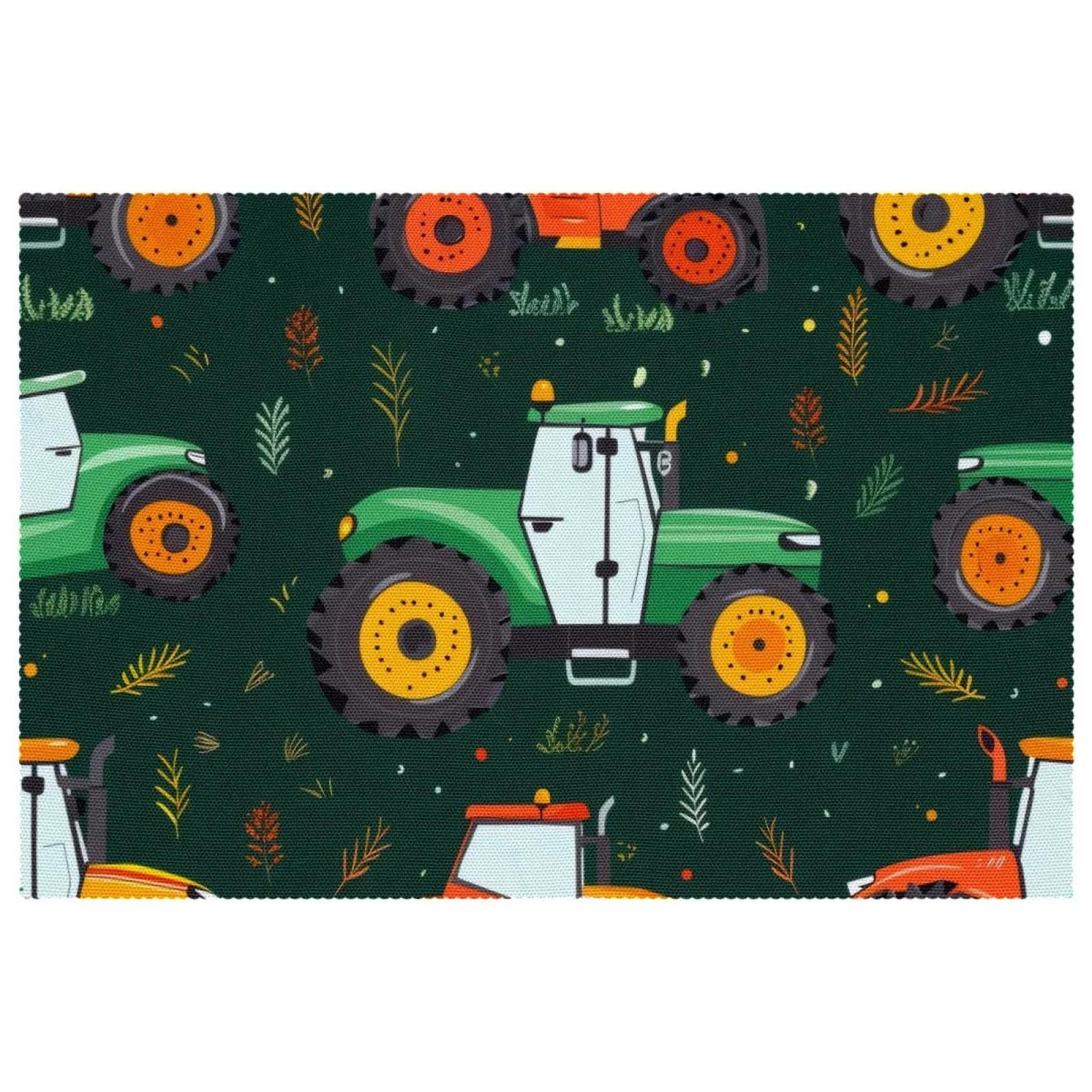 Sets de table pour salle à manger motif tracteur pour repas enfant