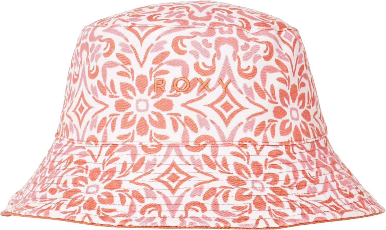Roxy Women's Jasmine Paradise Reversible Bucket Hat – 100% Cotton, Lightweight & Packable Hat for Beach or Festival