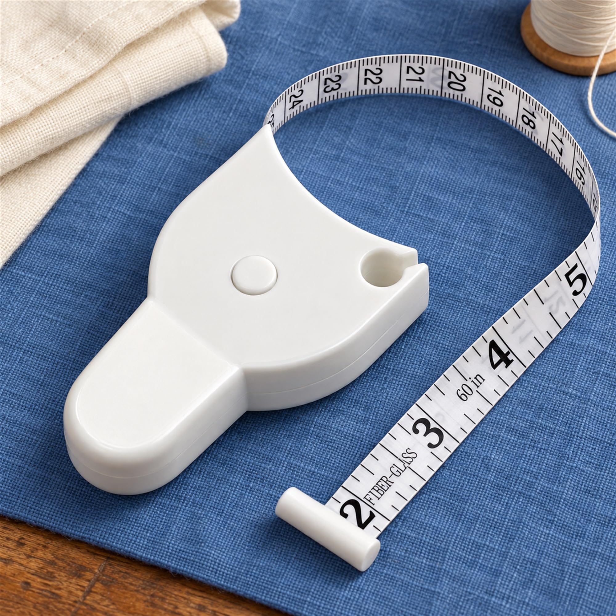 Plastic Retractable Measuring Tape, Flexible Measurement Tool for Sewing, Tailoring and Body Measurements at Home