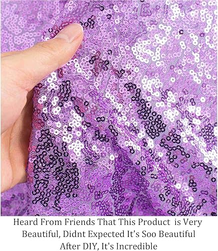 Vista 45 de Pardecor The Yard - Tela de malla con purpurina para coser, paño brillante (2 yardas, borgoña)