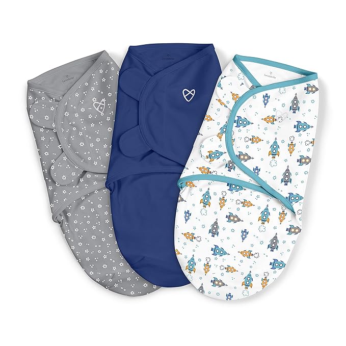SwaddleMe by Ingenuity Original Swaddle, Size Large, For