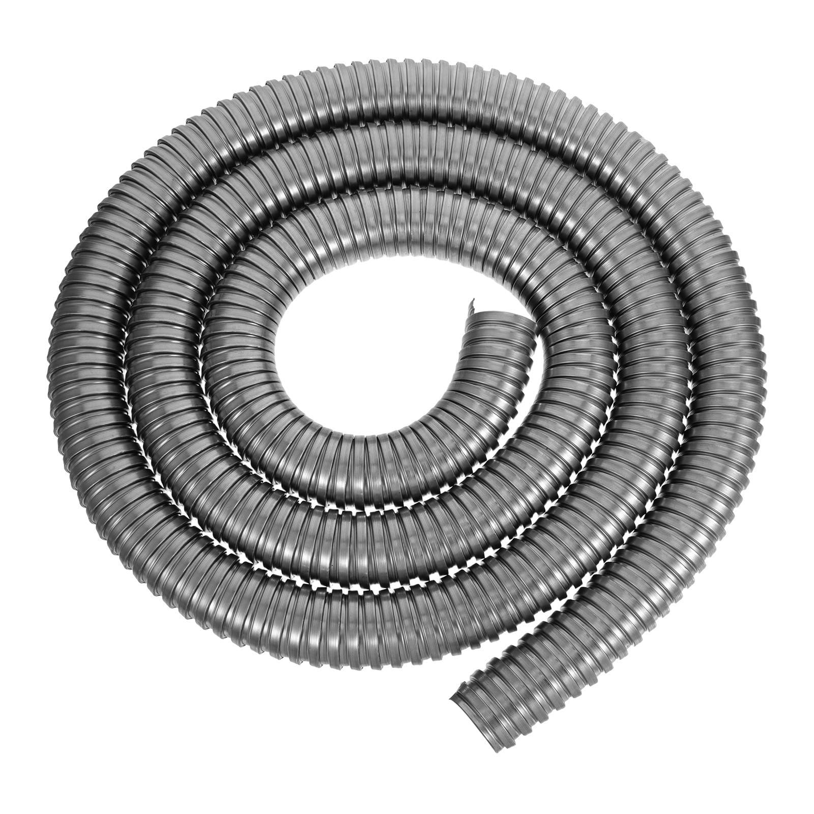 Gaine de Câble Flexible en Acier Inoxydable 304, Argenté, pour Extérieur