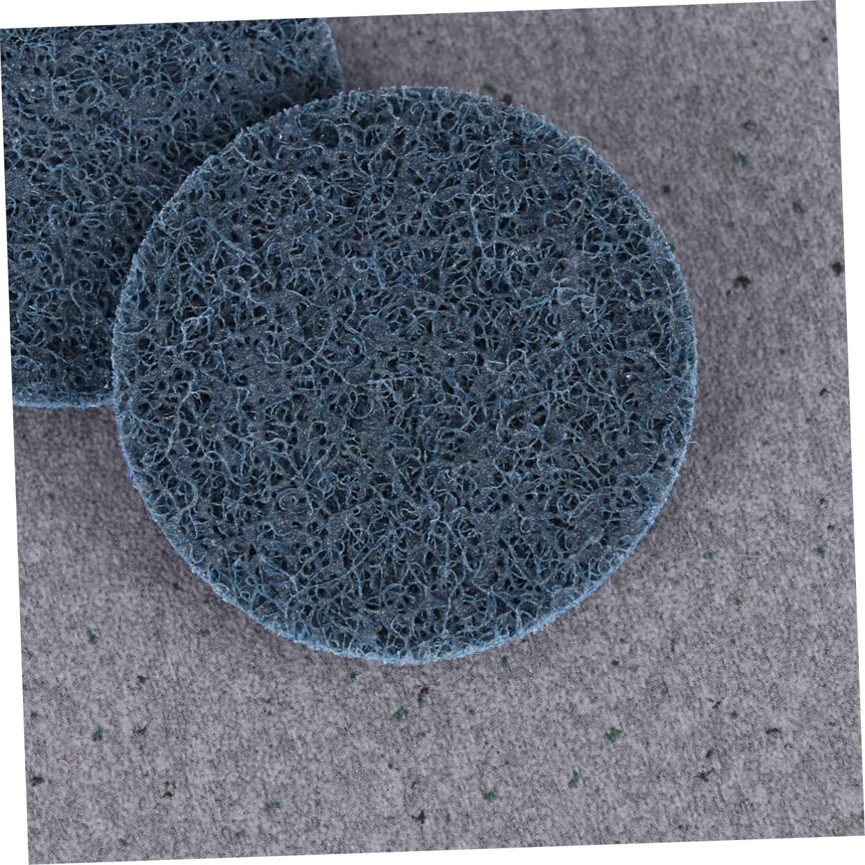 CALLARON 50piezas Disco De Pulido De Nylon De Paquete De Almohadilla De Lana y Base De Soporte Para Superficies Metálicas Plásticas