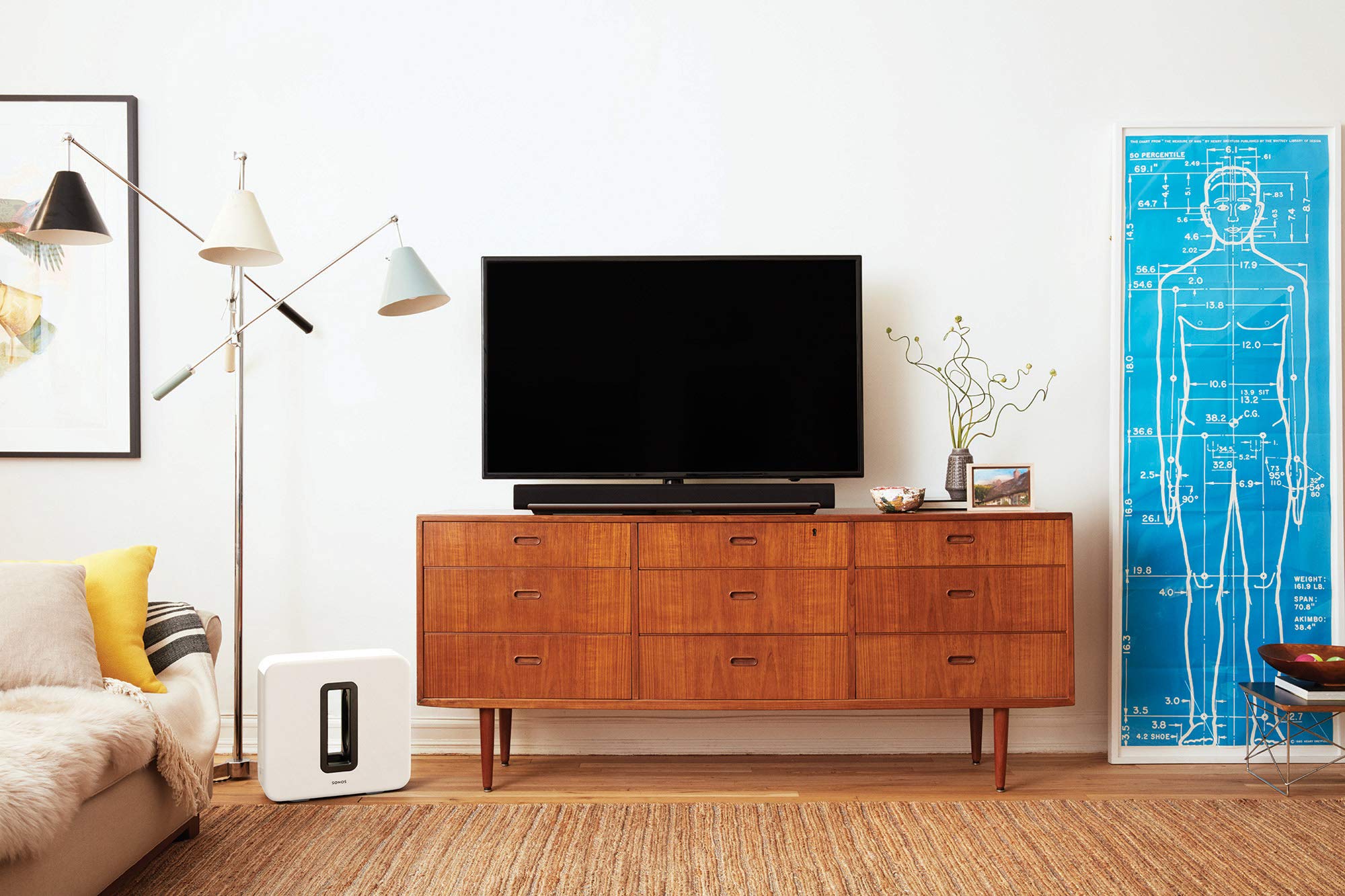 Sonos Playbar, TV-Soundbar e Sistema Audio Wireless, Controllabile da Smartphone, Tablet e PC, Nero