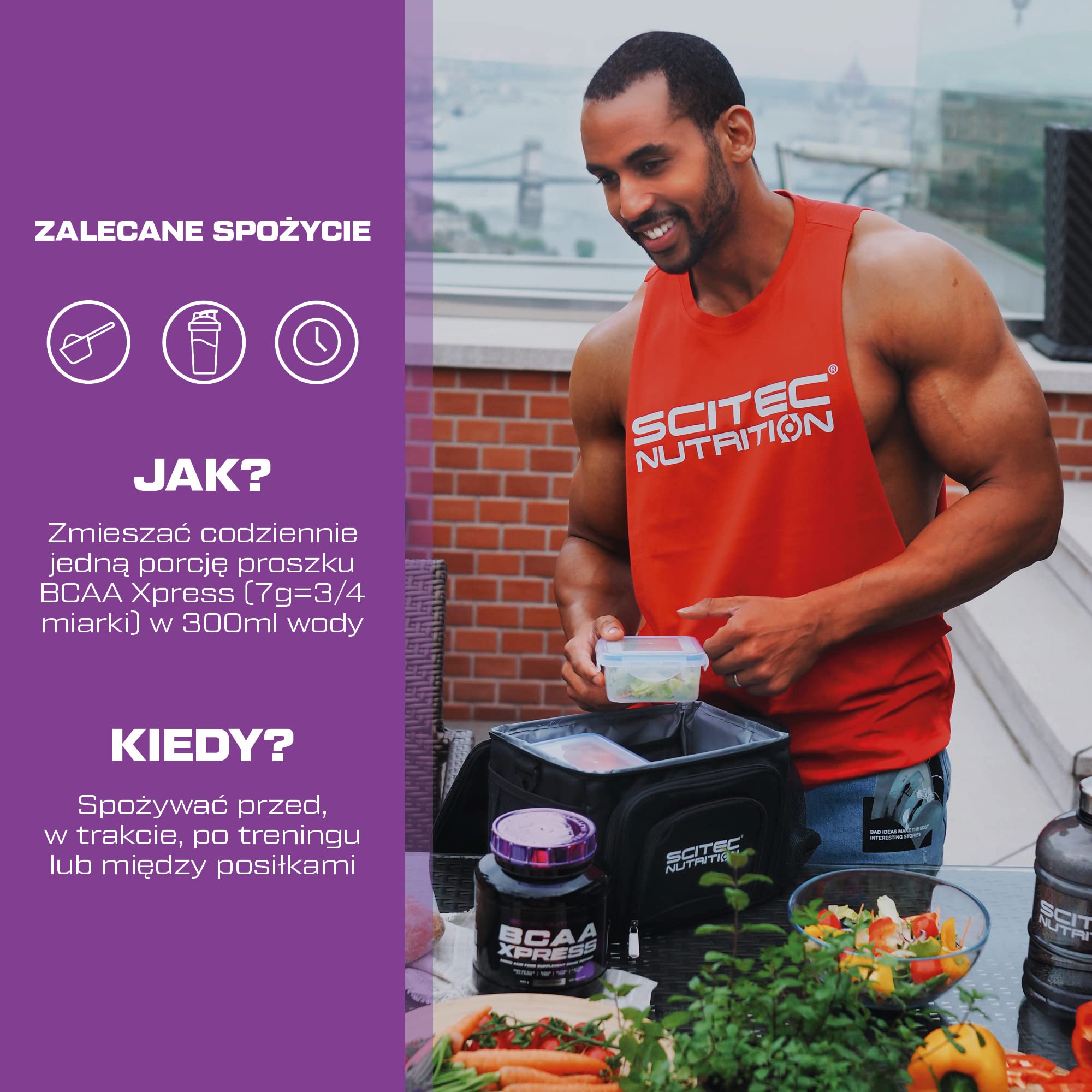 Scitec Nutrition BCAA Xpress, bez cukru, glutenu i laktozy, 5 g czystego BCAA, regeneracja i wzrost mięśni, stosunek aminokwasów 2:1:1, smak i łatwe mieszanie, 700 g, Gruszka