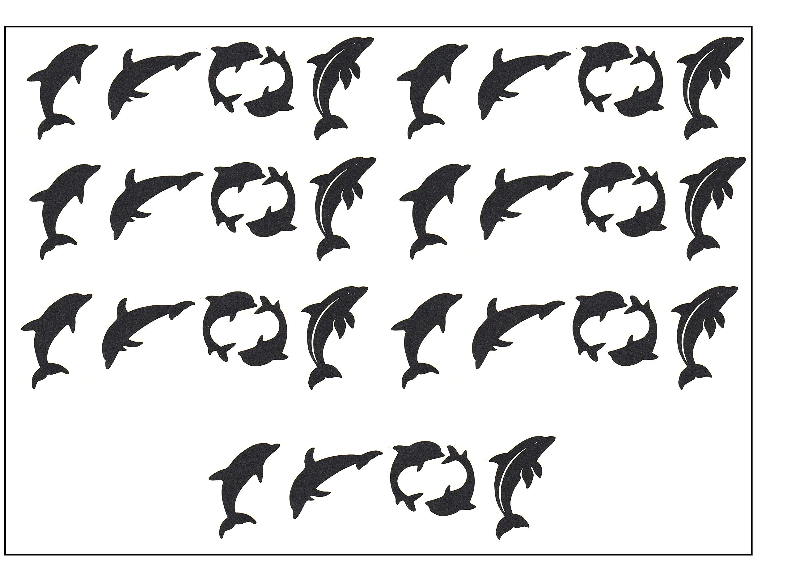 Dolphin Collection (Dolphin Vinyl Stickers black)