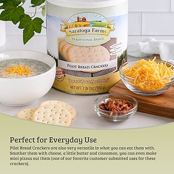避難生活用品 SURVIVAL foods Crackers Pilot Bread Future Essential - Sailor Pilot Bread Crackers - #2.5 Can