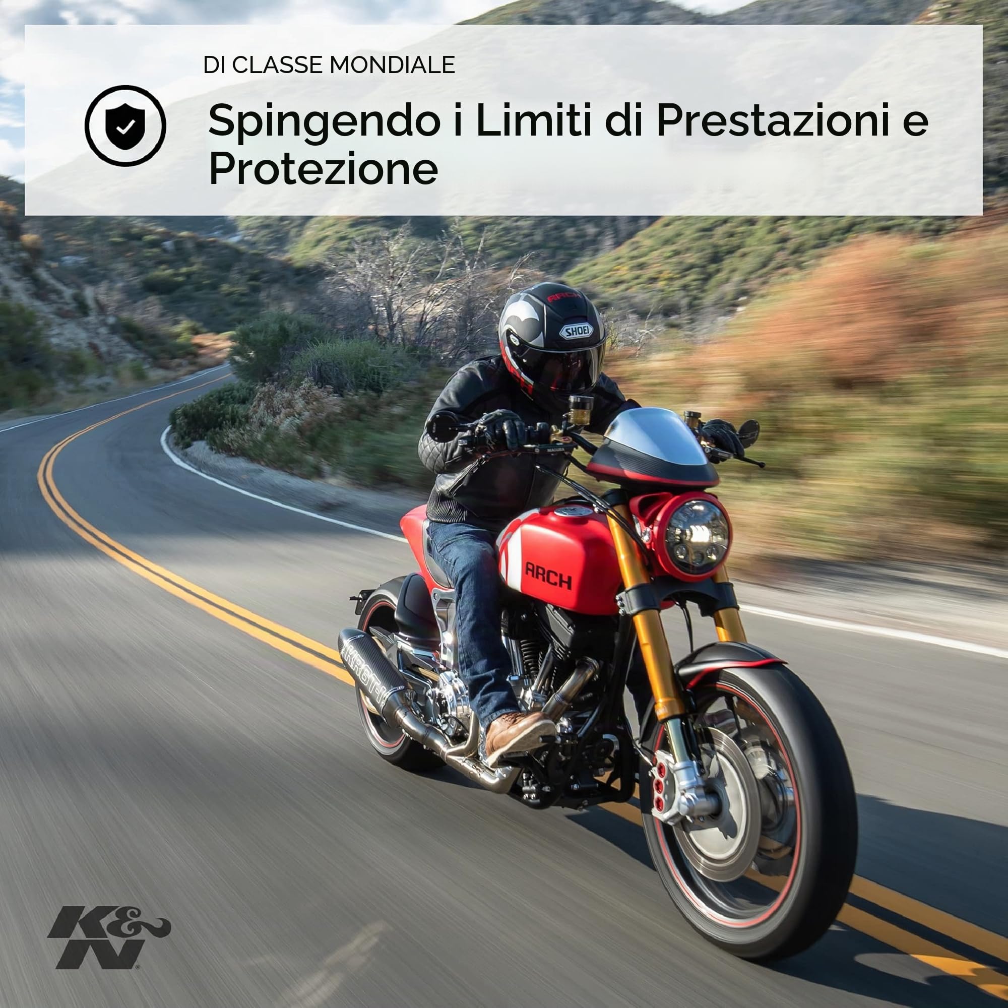 K&N Filtro Aria di ricambio compatibile con Harley Twin Cam 1999-2007 modelli Softail 2008-2010 (HD-1499)