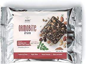 Ormobite Iron Bite18g – Dates & Seeds Energy Snack | Natural Alternative to Irons Supplements | Supports Healthy Iron Levels & Overall Wellness | 1 Piece = 18g