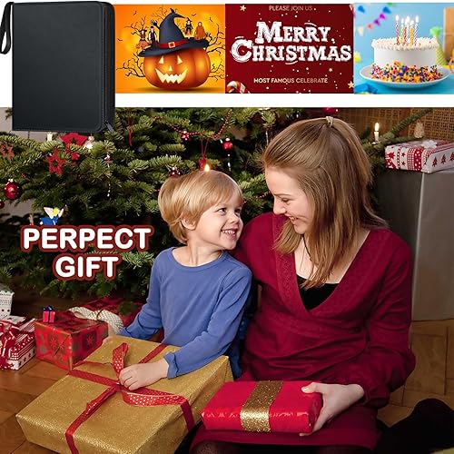 Miniatura 6 de Carpeta 360 Toploaders, álbum de almacenamiento con cargador superior de 9 bolsillos, bolsillos laterales de carga para juegos deportivos, tarjetas