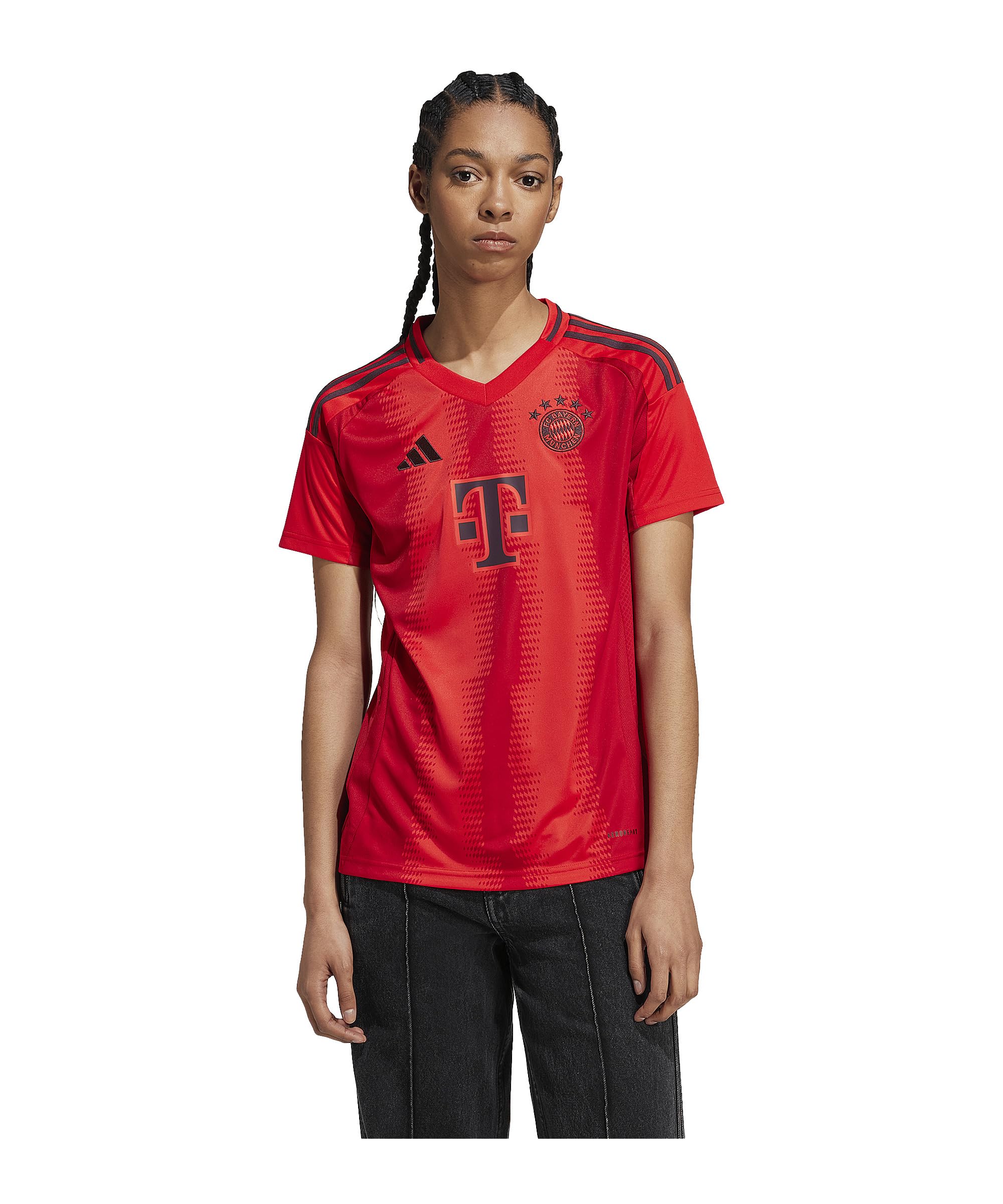 adidas FC Bayern Heimtrikot für Damen, Rot, 24/25