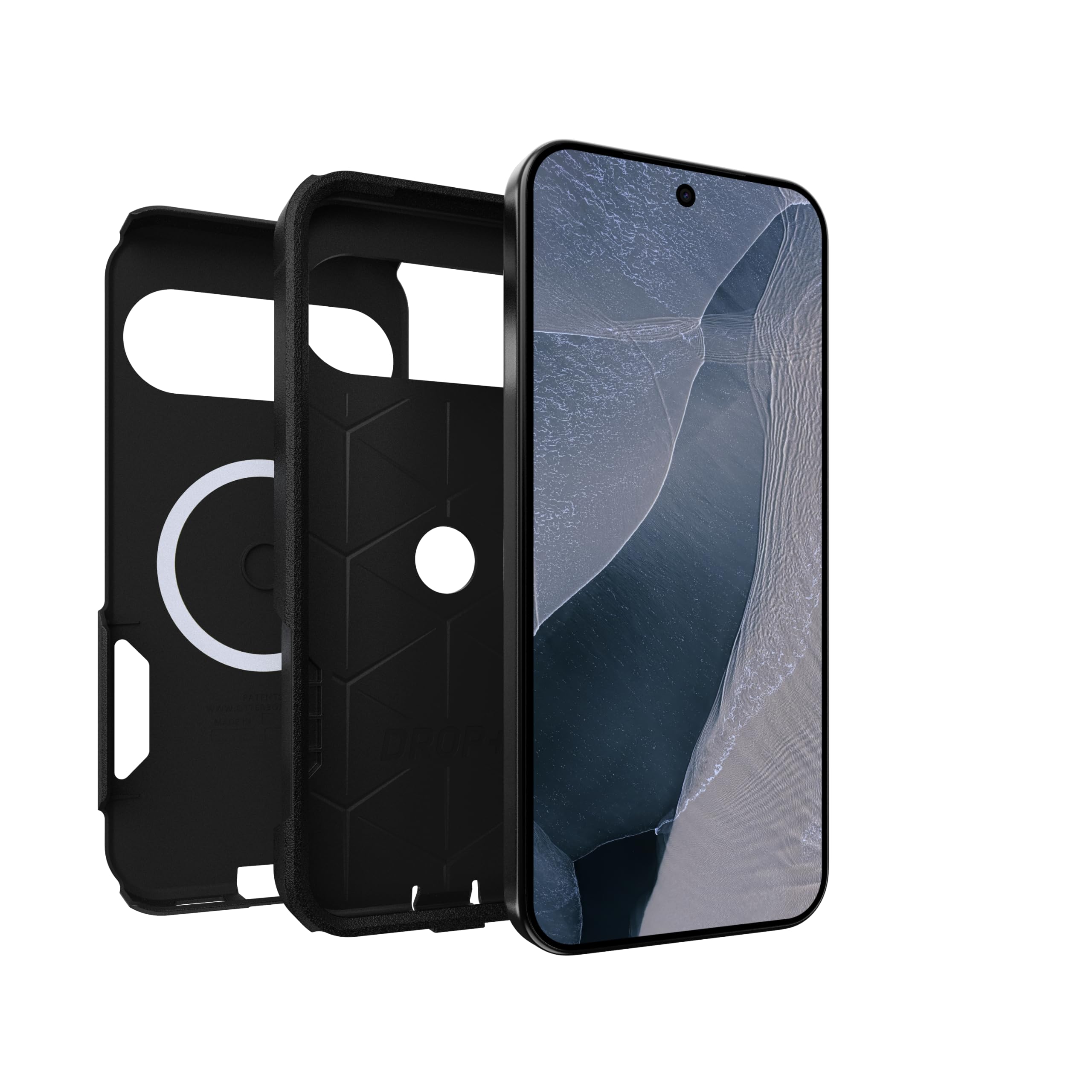 OtterBox Cover Commuter Pixelsnap per Pixel 11 Pro XL, Nero | Custodia resistente a shock e cadute, con magneti, testata 3x norme MIL-STD 810G