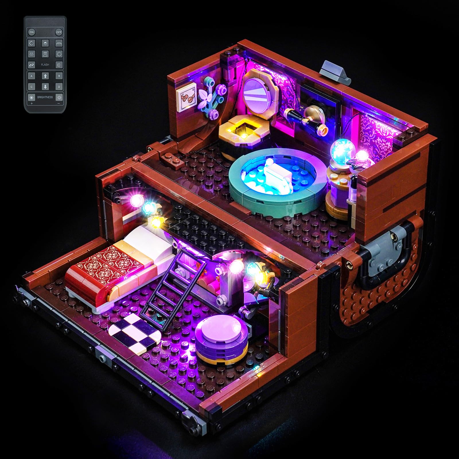 BrickBling Juego de luces LED para Lego 40522 Valentine Lovebirds, iluminación decorativa creativa — view 46