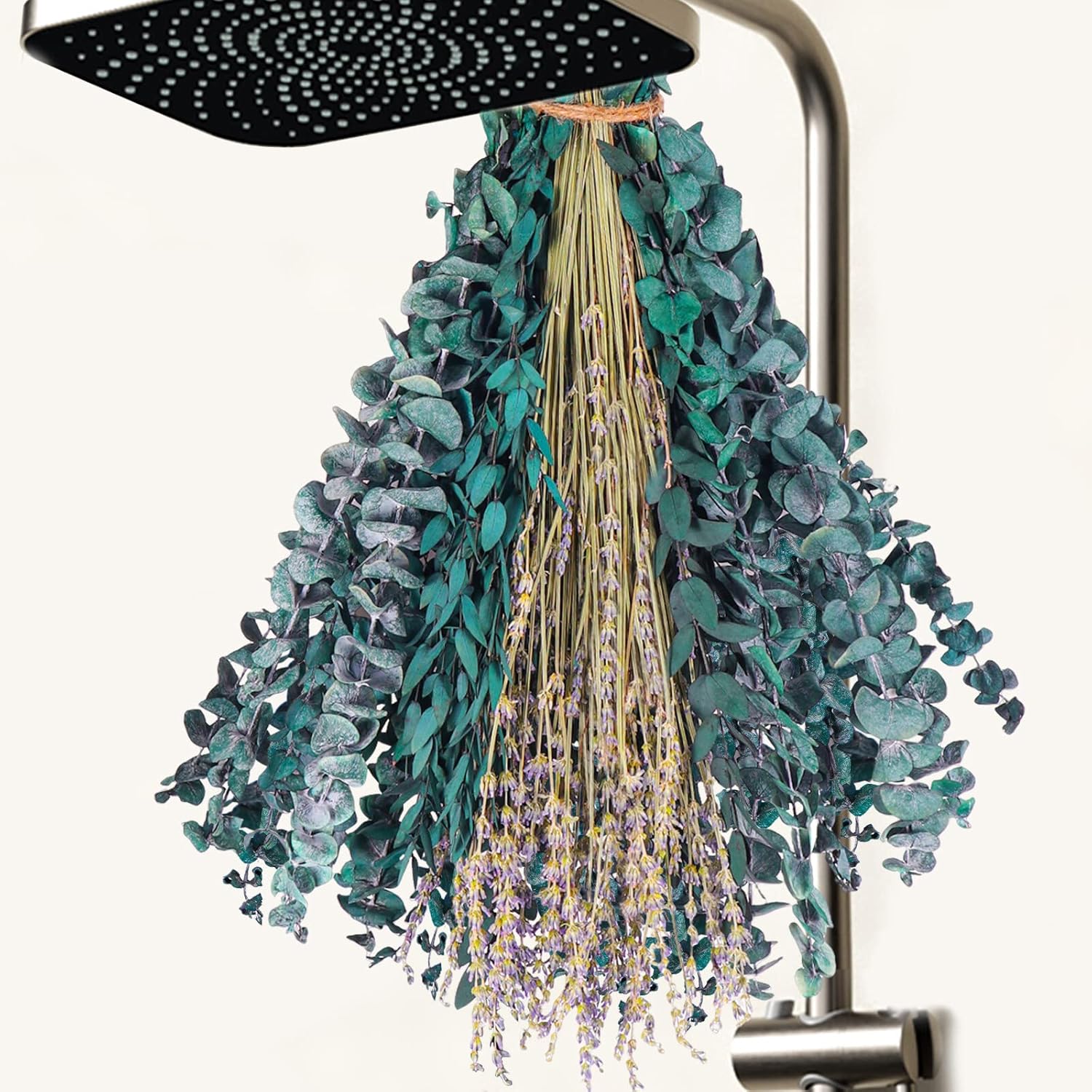 125 PCS Dried Eucalyptus Stems & Lavender Flowers Bundles