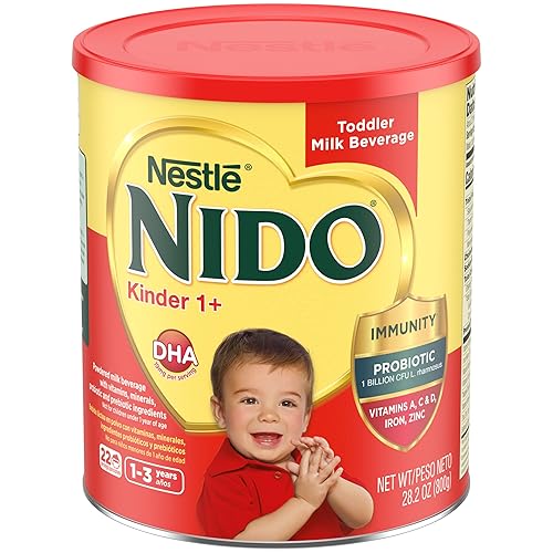 Vista 19 de Nido NESTLE Kinder 1+ - Bebida de leche en polvo, recipiente de 1.76 libras