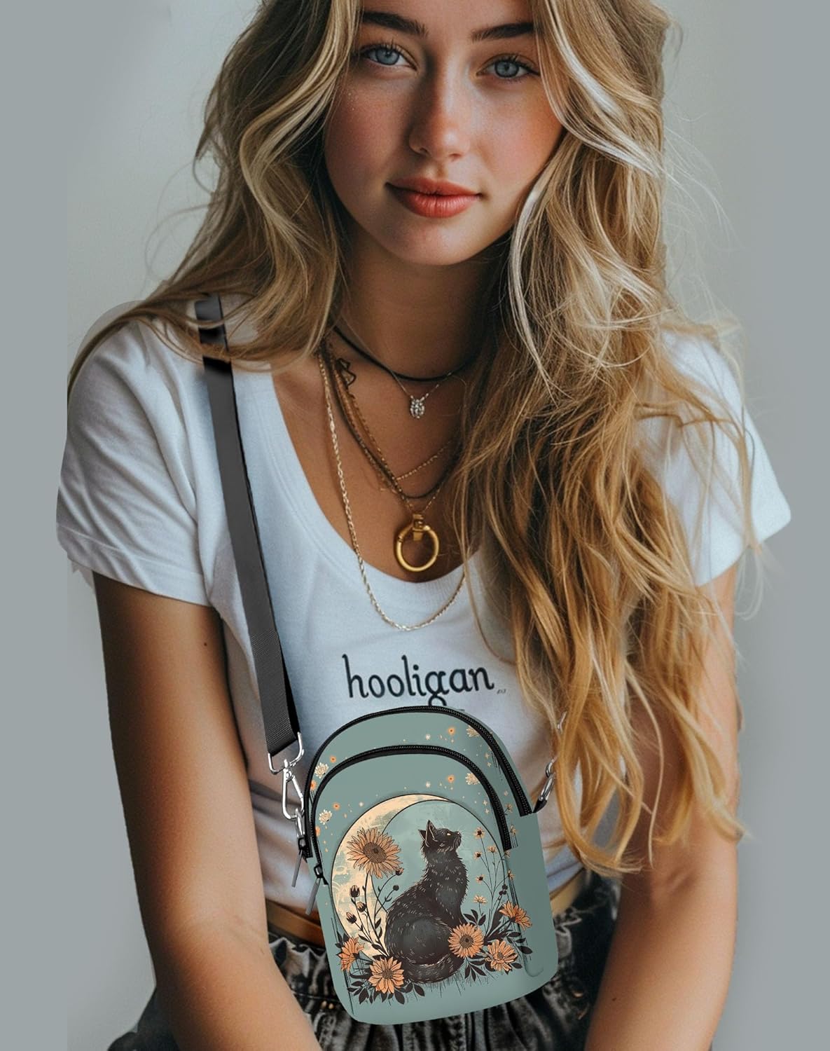 Small Crossbody Bags for Women Casual Cell Phone Purse Lightweight Crossbody Purses Fashion with Adjustable Strap - Image 6