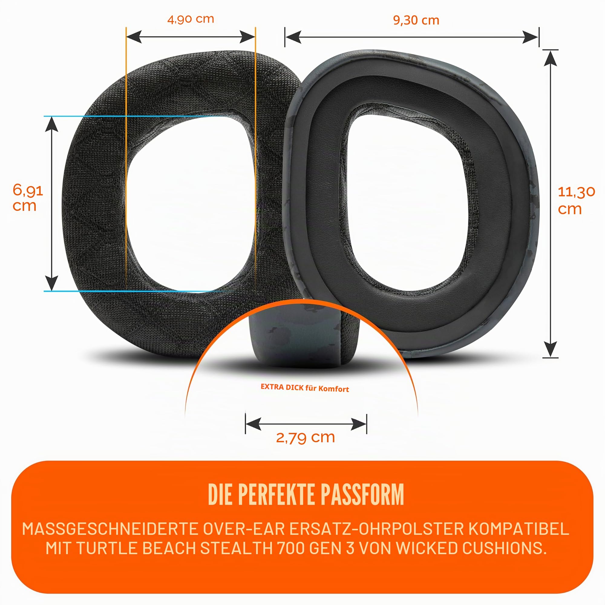 WC Freeze V2 – Ohrpolster für Turtle Beach Stealth 700 Gen 3