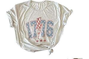 1776 Cropped USA Shirt | Patriotic Fourth of July Tee