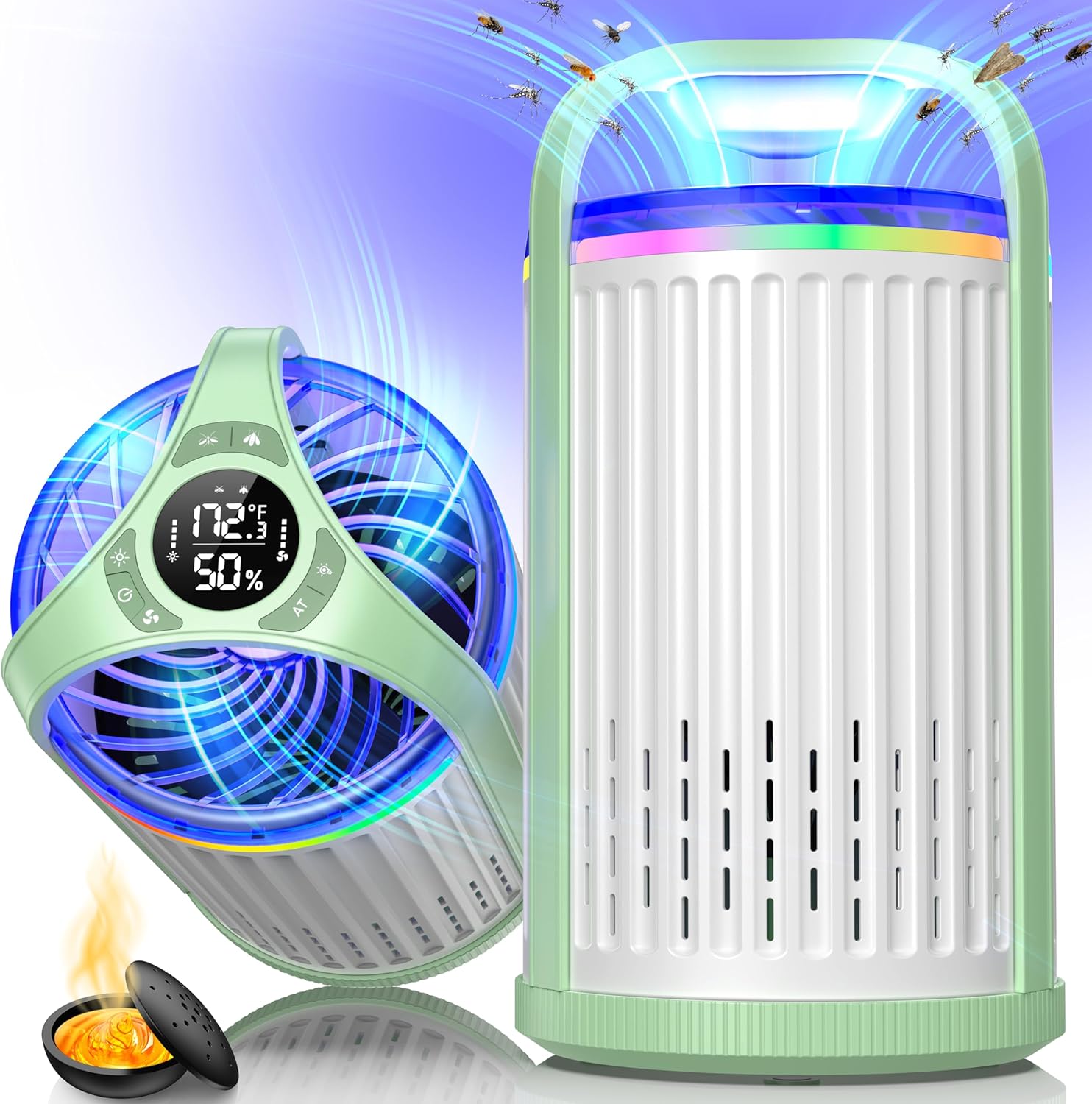 Fruit Fly Traps for Indoors, Upgraded Indoor Fly Trap with