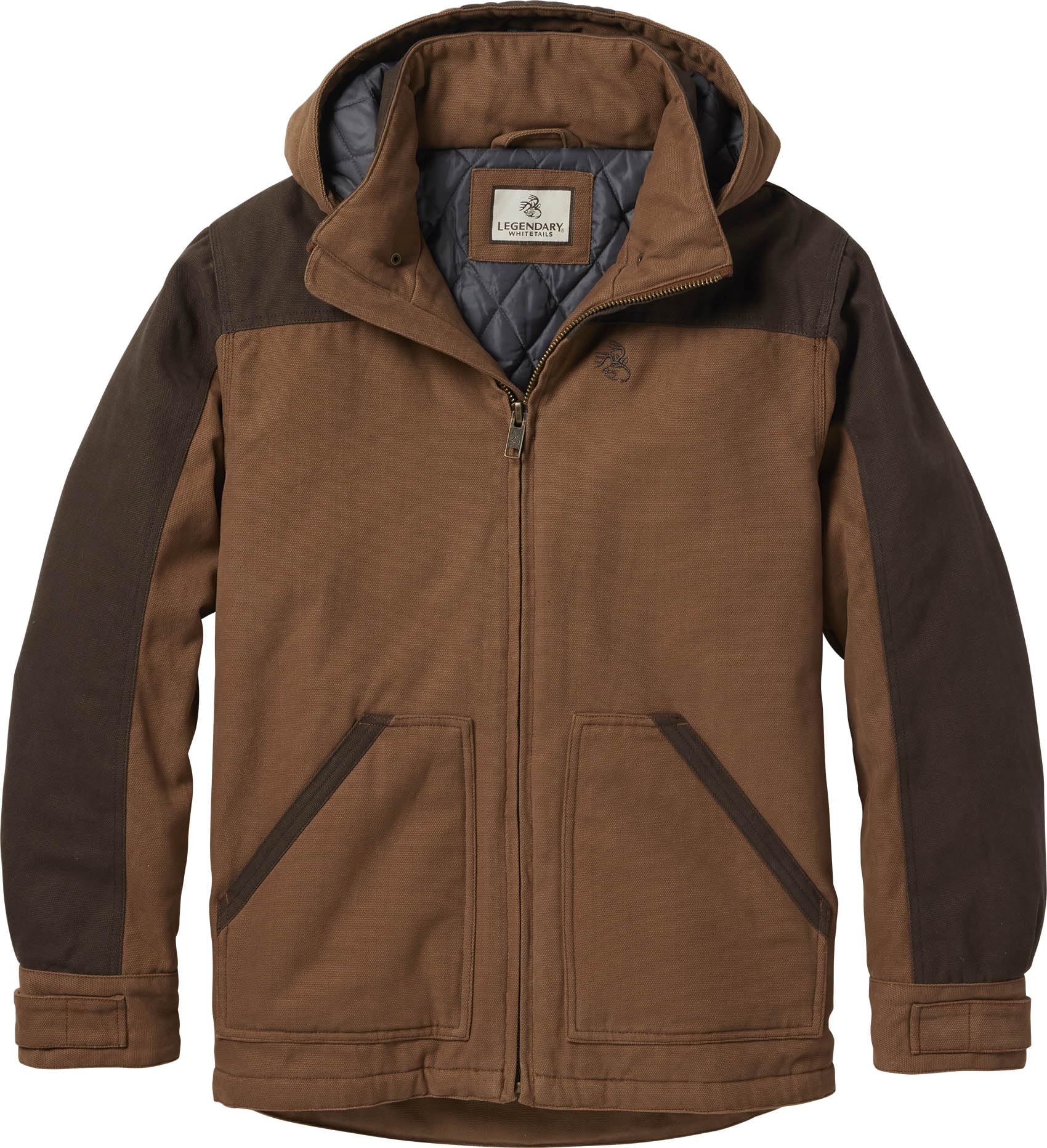 Legendary Whitetails Men's Winter Coat Quilted Canvas Workwear Jacket Water Repellent Insulated